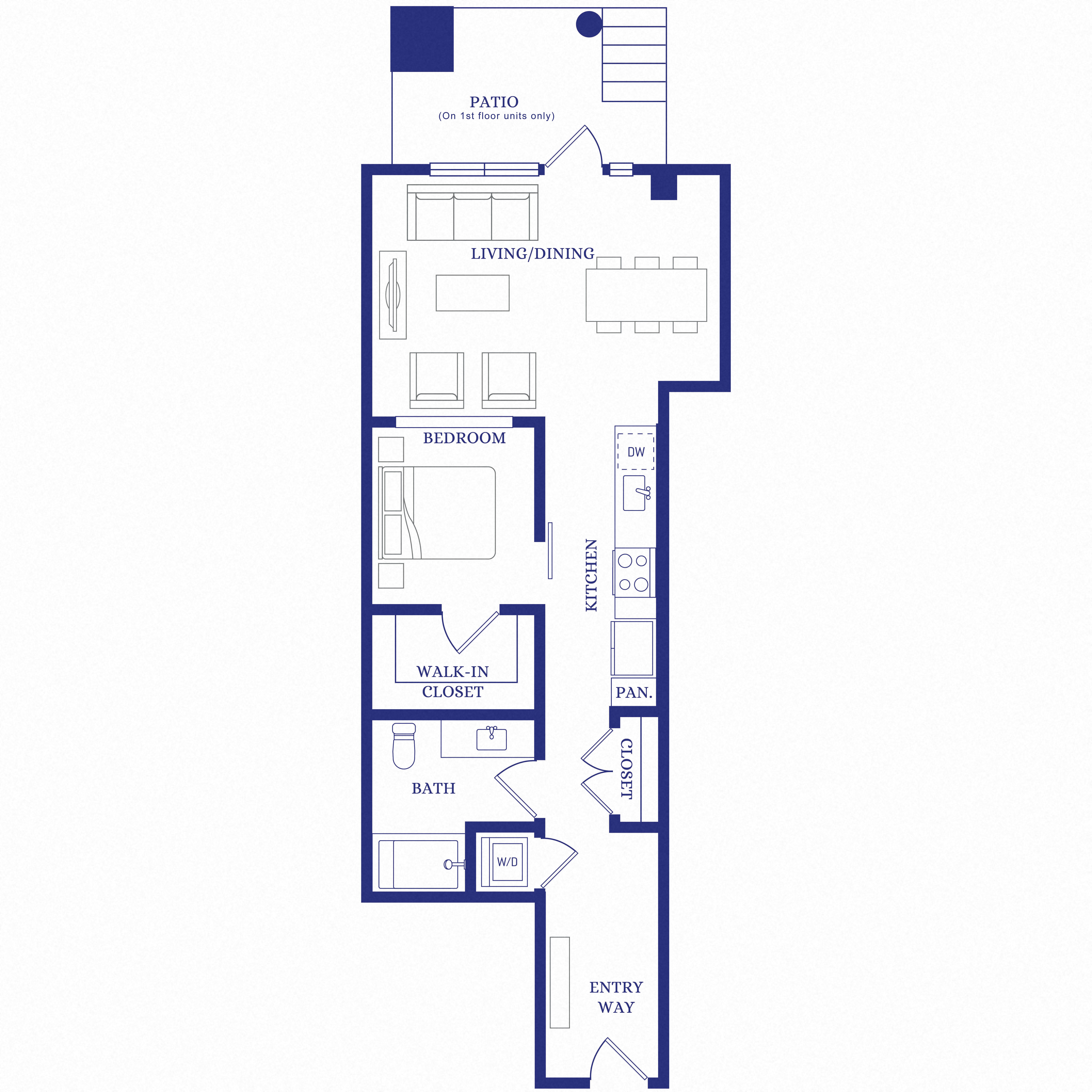 Floor plan layout diagram for A7